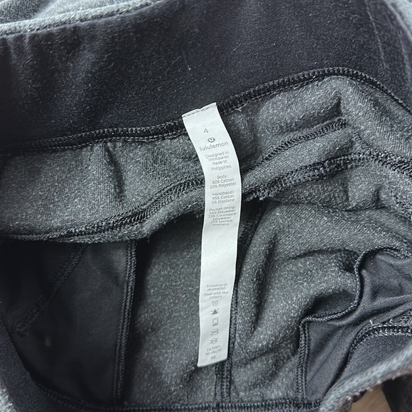 Lululemon Warm Down Jogger *Velour Heathered Black - Picture 5 of 6